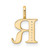 Image of 10k Yellow Gold Diamond Letter R Initial Pendant PM8365R-002-1YA