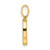 Image of 14K Yellow Gold Diamond Letter D Initial Pendant PM9798D-008-YA Image of 14K Yellow Gold Diamond Letter D Initial Pendant PM9798D-008-YA