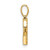 Image of 14K Yellow Gold Diamond Letter G Initial Pendant PM9798G-008-YA