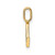 Image of 14K Yellow Gold Diamond Letter L Initial Pendant PM8365L-003-YA