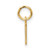 Image of 14k Yellow Gold Cutout Letter H Initial Charm XNA1466Y/H