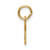 Image of 14k Yellow Gold Cutout Letter K Initial Charm XNA1466Y/K