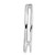 Image of Sterling Silver Stackable Expressions Large Rhodolite Garnet Chain Slide Pendant QSK1791