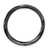 Image of Sterling Silver Stackable Expressions Blk-plated Large Polished Chain Slide Pendant QSK1777