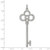 Image of Sterling Silver and CZ Key Pendant QP1523 Image of Sterling Silver and CZ Key Pendant QP1523