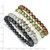 6-7mm Green/Grey/White/Black/Brown Freshwater Cultured Pearl Stretch 5-Piece Bracelet Set
