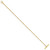 Image of Kelly Waters Gold-plated Nugget Tie Chain
