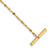Image of Kelly Waters Gold-plated Nugget Tie Chain