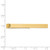 Image of 14K Yellow Gold Mens Grooved Tie Bar MC150