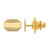 Image of 14K Yellow Gold Mens Rectangular Octagon w/Line Design Tie Tac