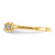Image of 10k Yellow Gold CZ Toe Ring