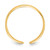 Image of 14K Yellow Gold Polished w/ Hearts Toe Ring