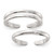 Image of Sterling Silver Polished Set of 2 Toe Rings