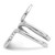 Image of Sterling Silver Rhodium-plated Arrow Wrap Toe Ring