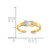 Image of 14K Yellow Gold .01ctw Diamond Buckle Toe Ring