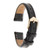 Image of Gilden 12mm Black Buffalo Grain Calfskin Watch Band