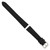 Image of 18mm Black Canvas/Leather Lining Steel Buckle Watch Band