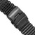 Image of 22mm PVD-Black Stainless Shark Mesh w/Divers Watch Strap