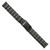 Image of 18mm PVD-Black Stainless Push-Button Deployment Watch Band