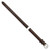 Image of 8mm Dark Brown Smooth Leather Silver-tone Buckle Watch Band