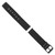 Image of 18mm PVD Black Stainless Steel Fine Mesh 2-Piece Watch Strap