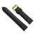 Image of 22mm Black Canvas/Leather Lining Gold-tone Buckle Watch Band