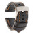 Gilden 24mm Black w/Brown Stitching Sport Calfskin Watch Band