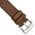 Gilden 24mm Brown w/Brown Stitching Sport Calfskin Watch Band