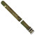 Image of 20mm Two-Piece Green Camo Ballistic Nylon Steel Buckle Watch Band