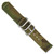 Image of 20mm Two-Piece Green Camo Ballistic Nylon Steel Buckle Watch Band