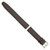 Image of 19mm Dark Brown Genuine Calf Leather Silver Tone Buckle Watch Band
