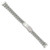 Image of 12-15mm Lady Silver-tone Jubilee w/Deployment Satin/Mirror Watch Band