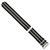 Image of 22mm Two-Piece Black/Grey Stripe Ballistic Nylon Steel Buckle Watch Band