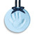 Image of Blue Babyprints Keepsake Blue (year round) Ornament with Clay, Tools, and Instructions