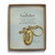 GODFATHER with Cross Brass-tone Antiqued Key Ring