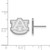 Image of 10K White Gold Auburn University Small Post Earrings by LogoArt