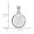 Image of 10K White Gold Florida State University Small Disc Pendant by LogoArt