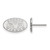 10K White Gold Auburn University X-Small Post Earrings by LogoArt (1W049AU)