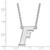 Image of 18" 10K White Gold University of Florida Large Pendant w/ Necklace by LogoArt