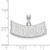Image of 10K White Gold University of Alabama Small Pendant by LogoArt (1W072UAL) Image of 10K White Gold University of Alabama Small Pendant by LogoArt (1W072UAL)