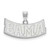 Image of 10K White Gold University of Alabama Small Pendant by LogoArt (1W072UAL) Image of 10K White Gold University of Alabama Small Pendant by LogoArt (1W072UAL)