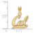 10K Yellow Gold University of California Berkeley Small Pendant LogoArt 1Y002UCB