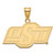Image of 10K Yellow Gold Oklahoma State University Medium Pendant by LogoArt