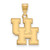 10K Yellow Gold University of Houston Medium Pendant by LogoArt (1Y003UHO)