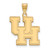 Image of 10K Yellow Gold University of Houston Large Pendant by LogoArt