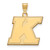 Image of 10K Yellow Gold Kent State University Large Pendant by LogoArt (1Y006KEN)