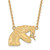 18" 10K Yellow Gold Florida A&M University Large Pendant w/ Necklace by LogoArt