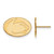 Image of 10K Yellow Gold Penn State University Small Post Earrings by LogoArt