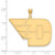 Image of 10K Yellow Gold University of Dayton XL Pendant by LogoArt