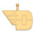 Image of 10K Yellow Gold University of Dayton XL Pendant by LogoArt